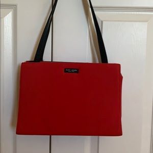 Kate Spade red purse in fabric